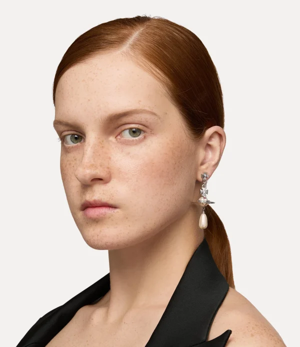 Vivienne Westwood Pearl Drop Earrings | Women Earrings | Classic Styles