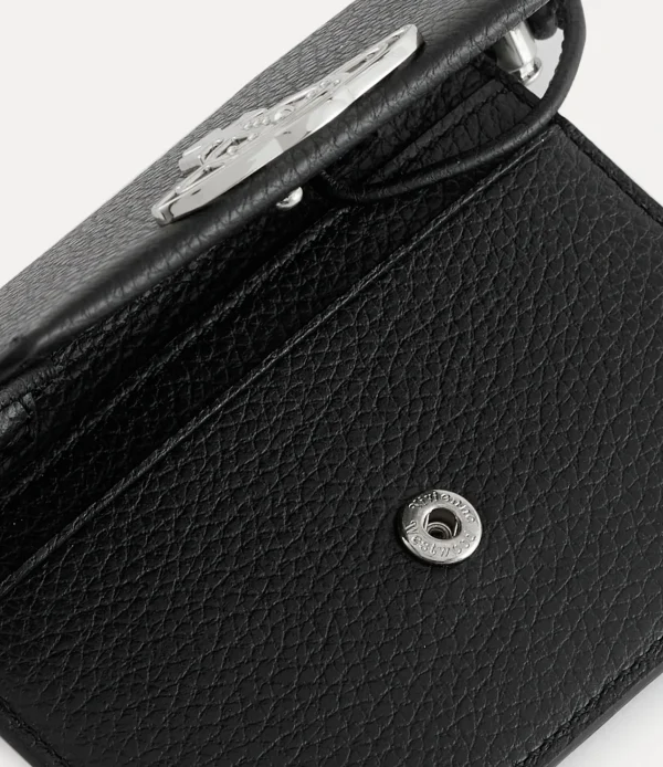 Vivienne Westwood Re-vegan Grain Card Holder Strap | Wallets