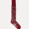 Vivienne Westwood Safety Pin High Sock | Women Socks | Socks And Tights
