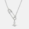 Vivienne Westwood Safety Pin Pendant Necklace | Women Necklaces