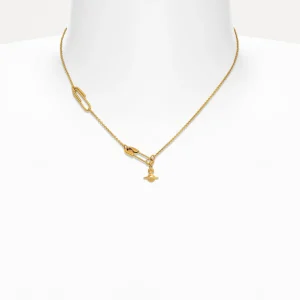 Vivienne Westwood Safety Pin Pendant Necklace | Women Necklaces