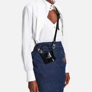 Vivienne Westwood Shiny Patent Mini Daisy Bag | Women Handbags