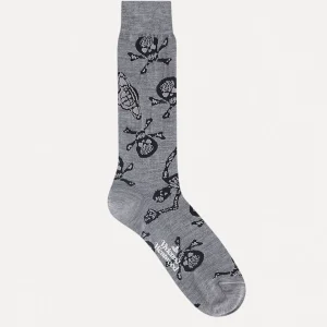 Vivienne Westwood Skull Sock | Women Socks | Socks And Tights