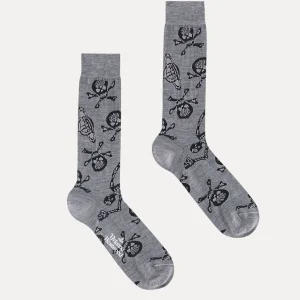 Vivienne Westwood Skull Sock | Women Socks | Socks And Tights