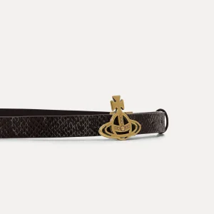 Vivienne Westwood Small Line Orb Buckle Belt | Women Belts And Harnesses | Belts And Harnesses