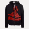 Vivienne Westwood Sunken Orb Zip Hoodie | Knitwear And Sweatshirts