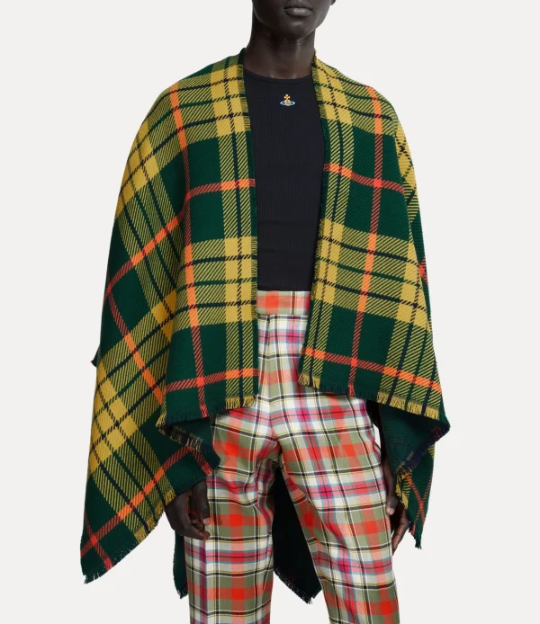 Vivienne Westwood Tartan Poncho | Women Scarves And Ponchos | Scarves And Ponchos