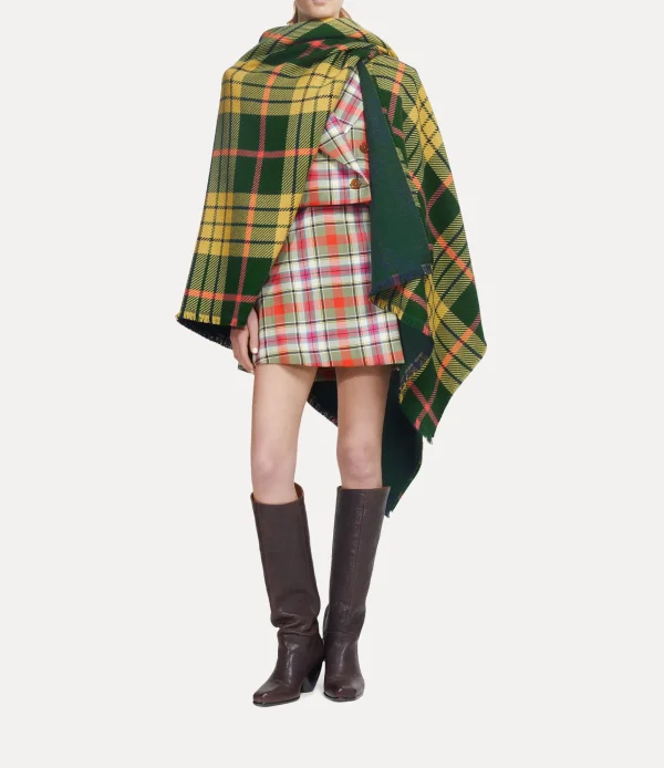 Vivienne Westwood Tartan Poncho | Women Scarves And Ponchos | Scarves And Ponchos